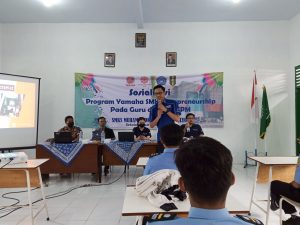 Sosialisasi SMK Interpreneurship oleh PT Surya Timur Sakti Jatim Yamaha Surabaya