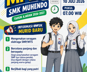Pra MPLS 2026 SMK Muhendo: Sambut 369 Calon Peserta Didik Baru dengan Semangat, Disiplin, dan Optimisme Meraih Prestasi